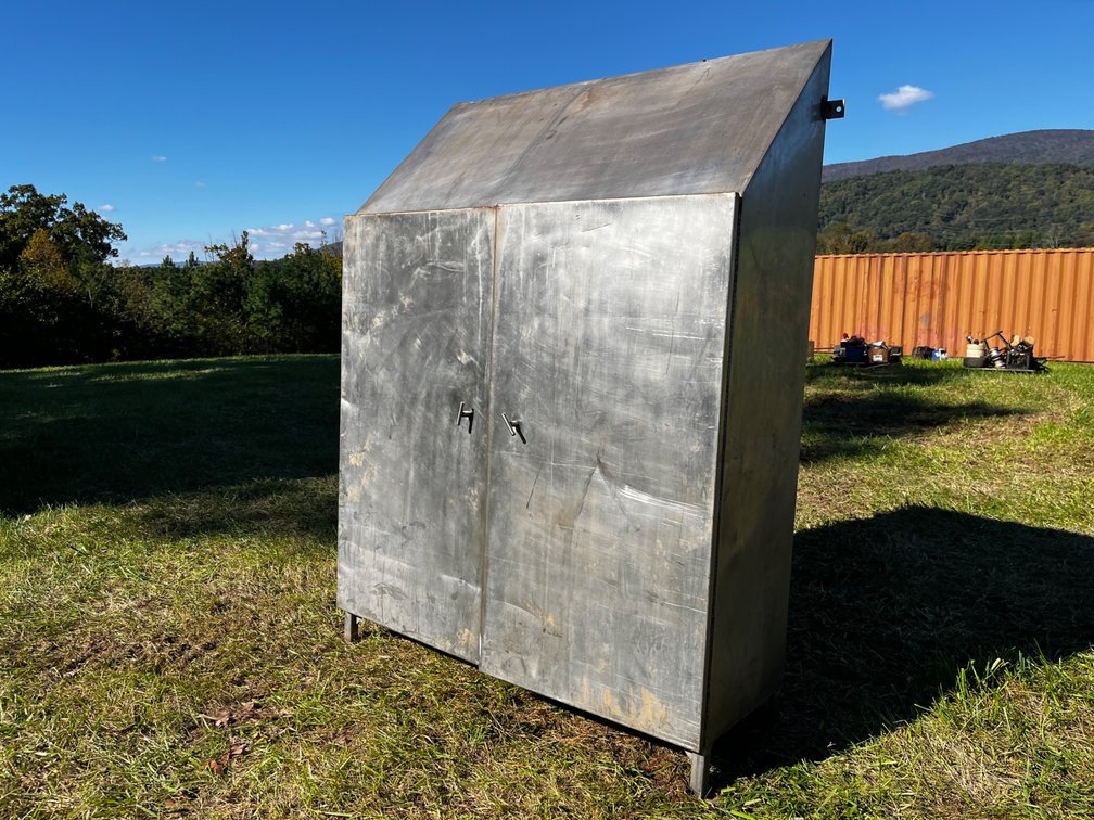 Stainless Steel Cabinet And Contents