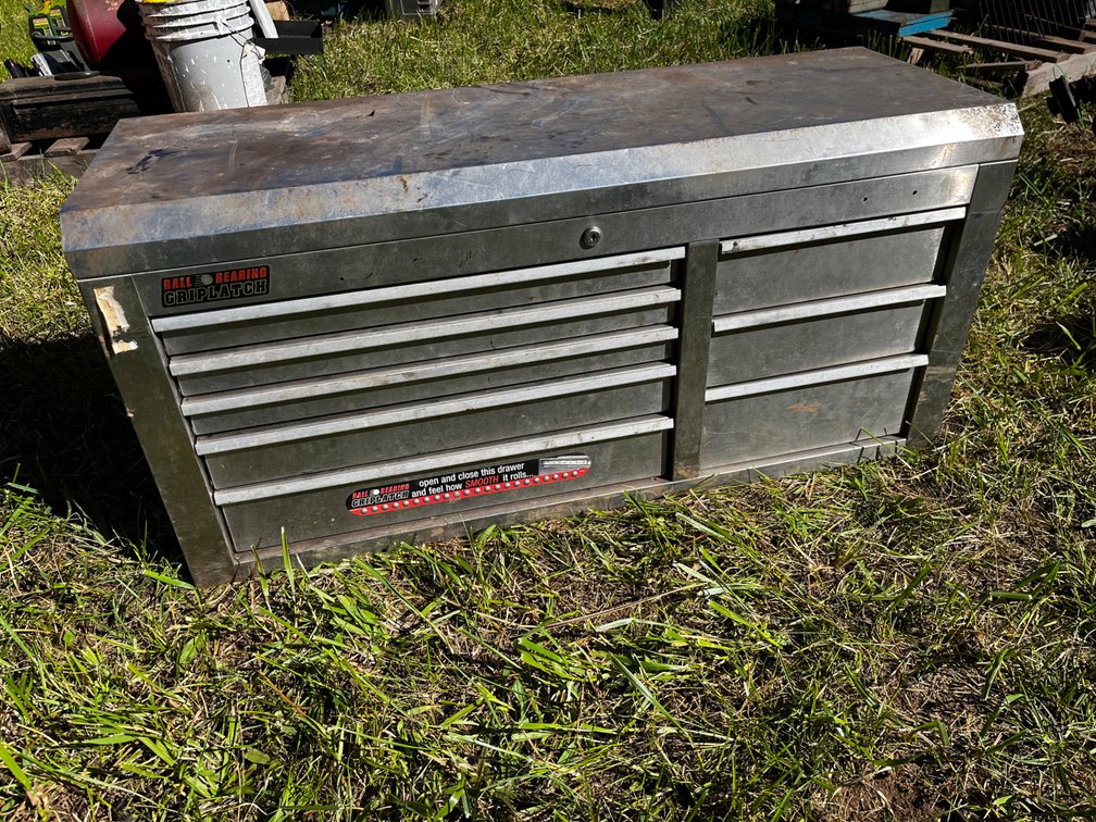 Craftsman Stainless Tool Box with Contents