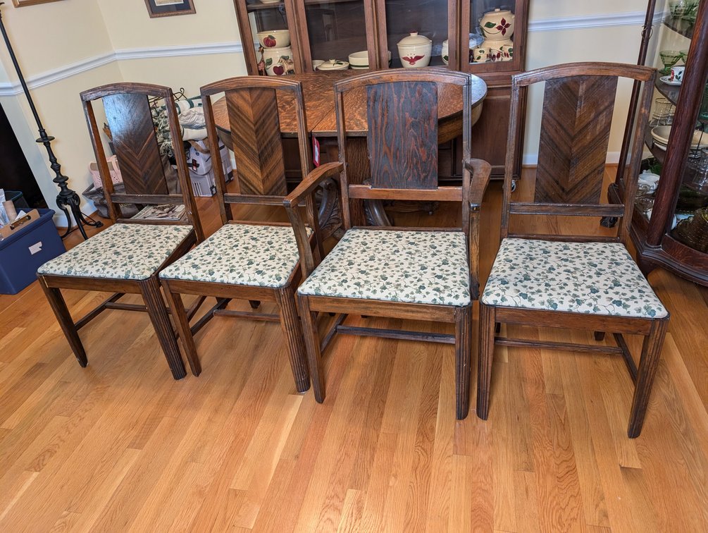 Four Dining Room Chairs 