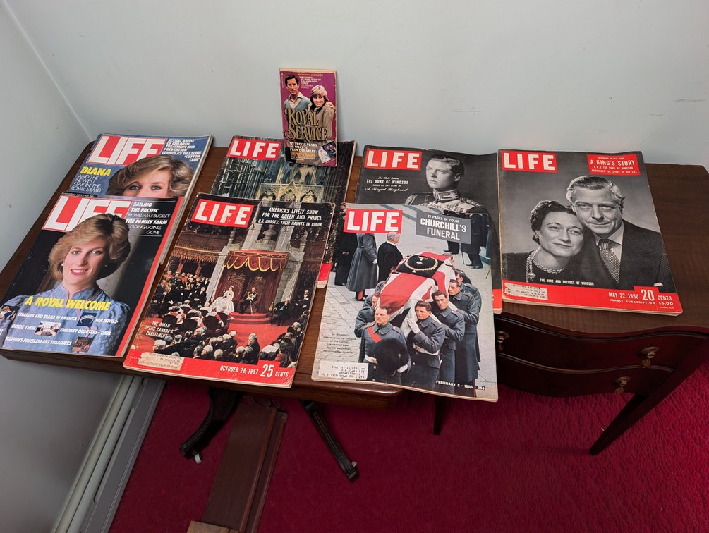Vintage Life Magazines Featuring Royal Family