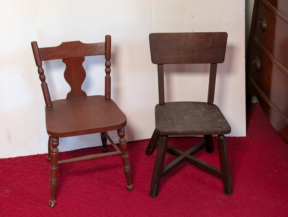 Two Childs Chairs