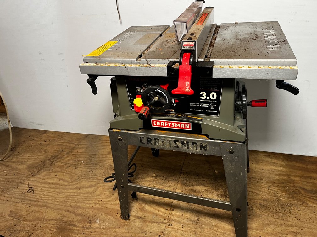 Craftsman 10” Table Saw