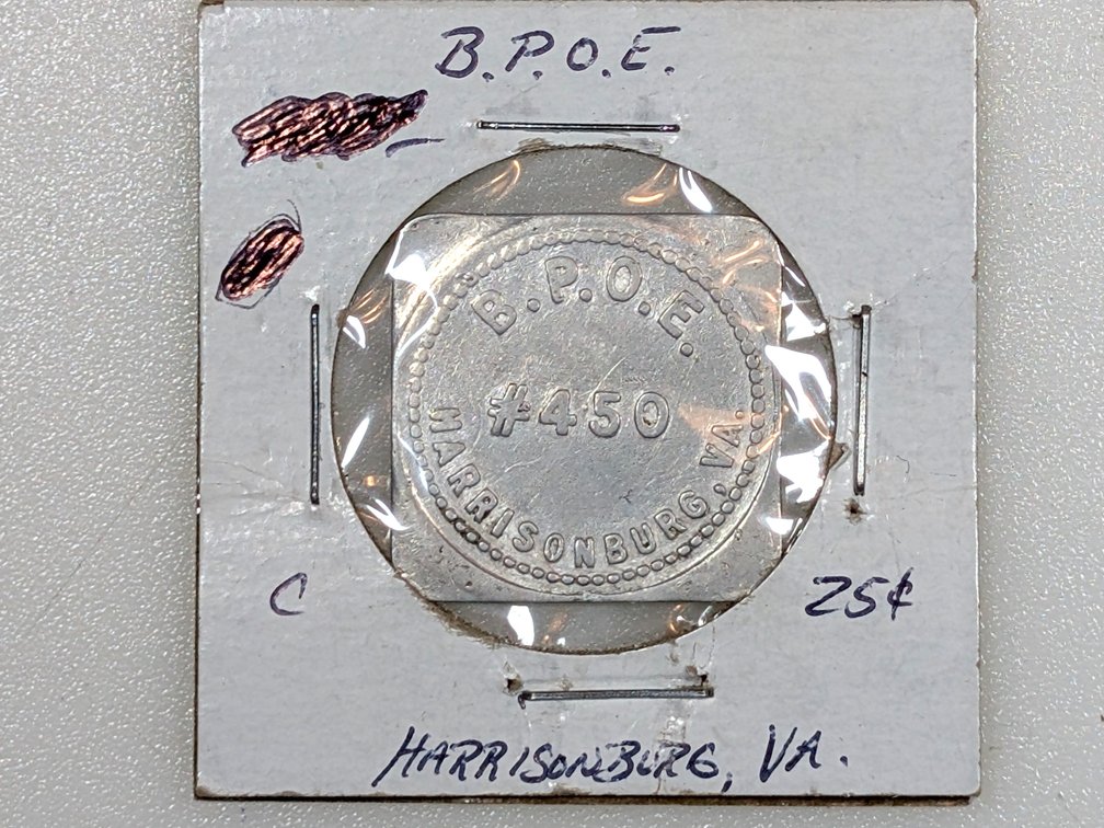 B.P.O.E 25 Cent Token