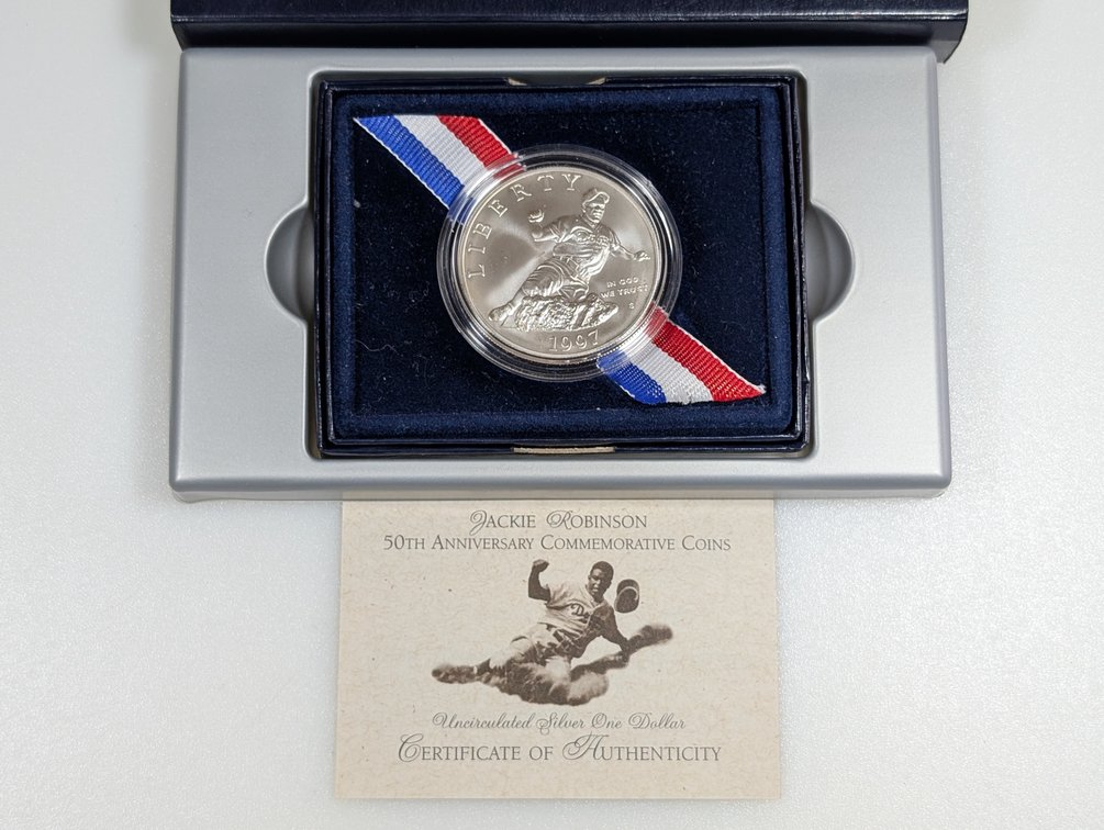1997 Jackie Robinson Silver Dollar