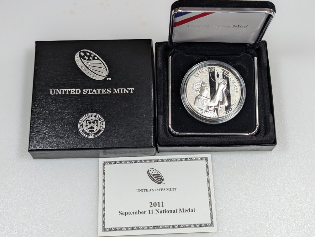 2011 September 11 Proof Silver Medal