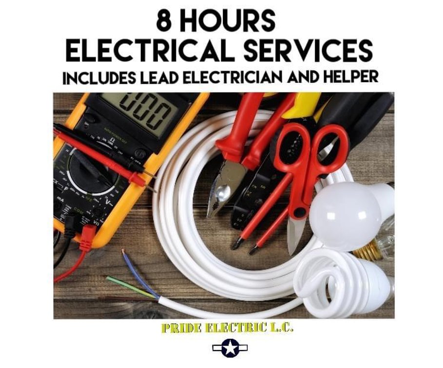8 Hours of Electrical Services