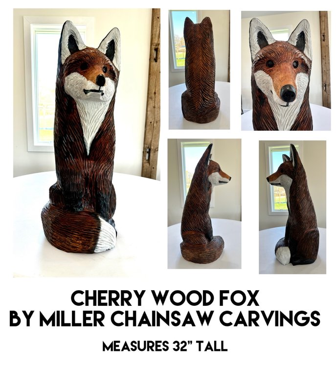 Chainsaw Carved Fox