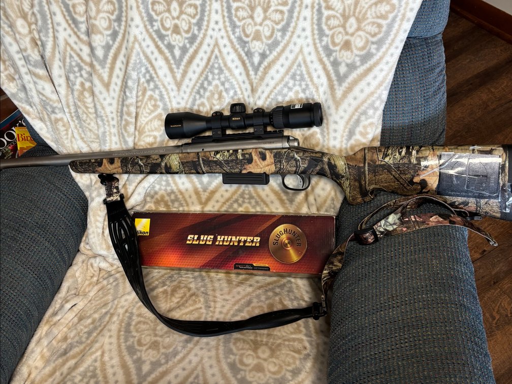 Savage Model 220 20 Gauge Slug Gun With Scope and Shells