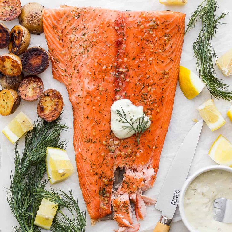 Smoked Salmon Dinner For 10 By Kathy's Kitchen
