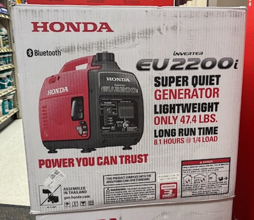 Honda EU2200i Inverter Generator - New