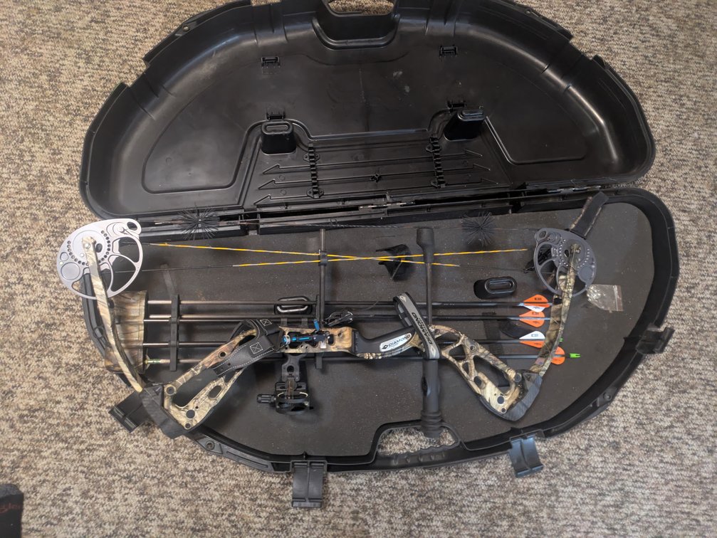 Diamond Edge SB-1 Compound Bow With Arrows and Case