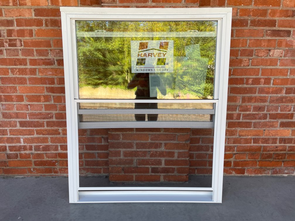 Harvey vinyl window 43.75” x 53.125”