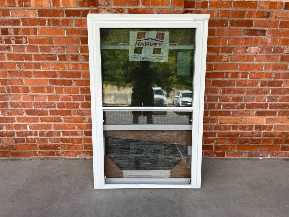 Lot of (2) Harvey vinyl windows