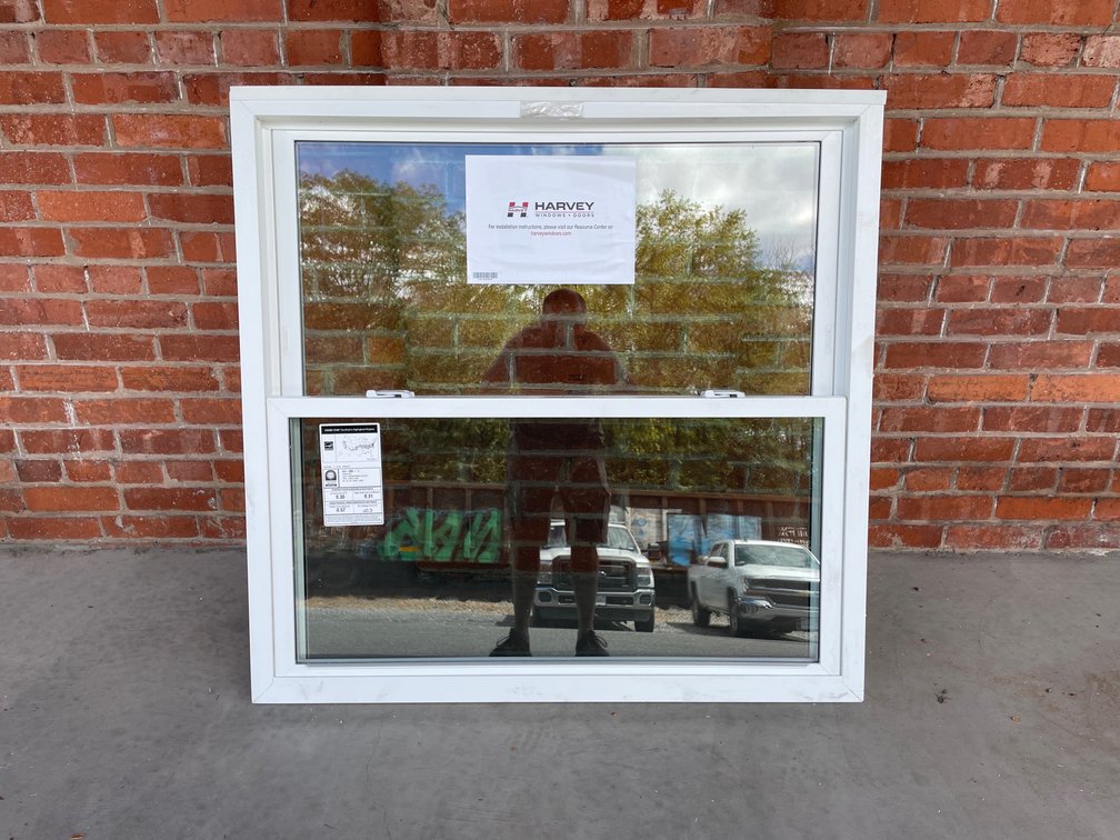 Lot of (2) Harvey vinyl windows