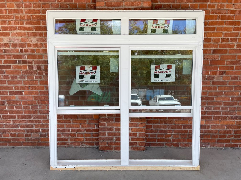 Harvey vinyl double window