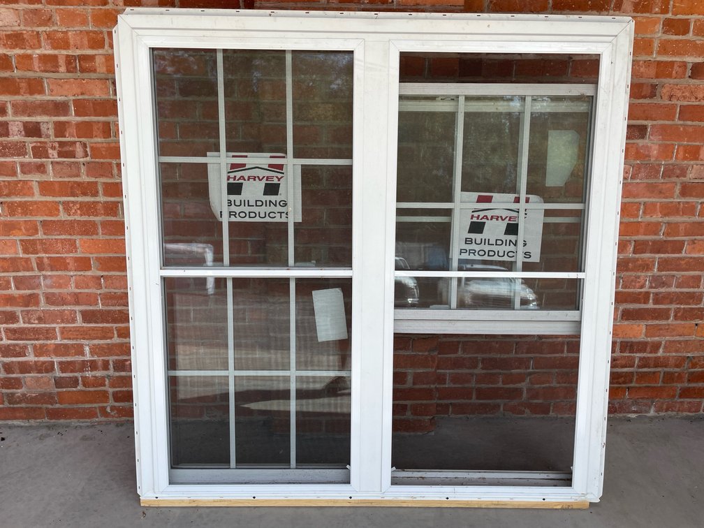 Havey vinyl double window