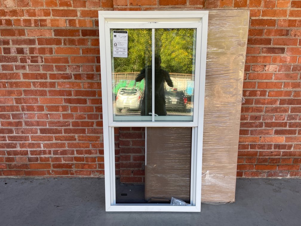 Lot of (2) Harvey vinyl windows