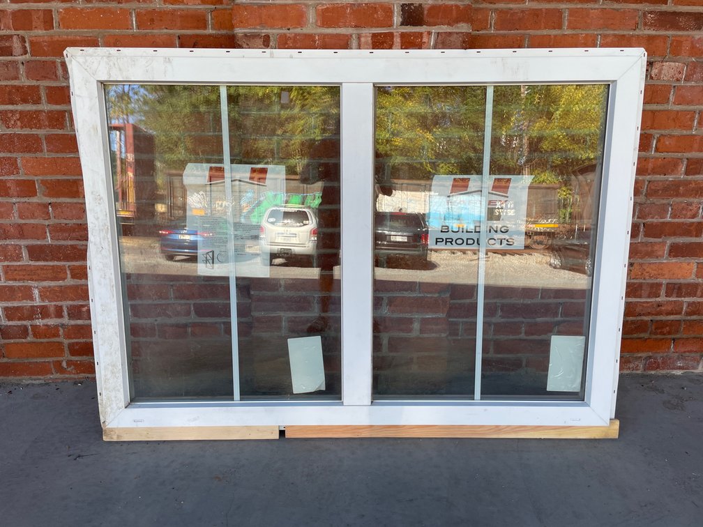 Harvey vinyl double window