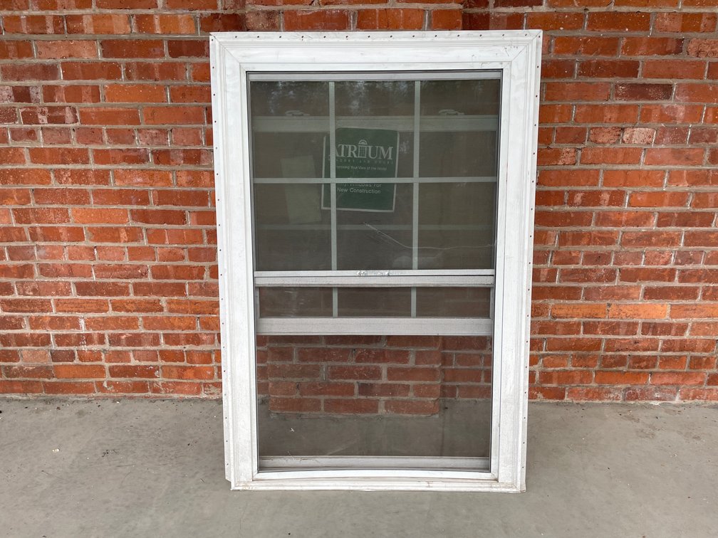 Atrium vinyl window