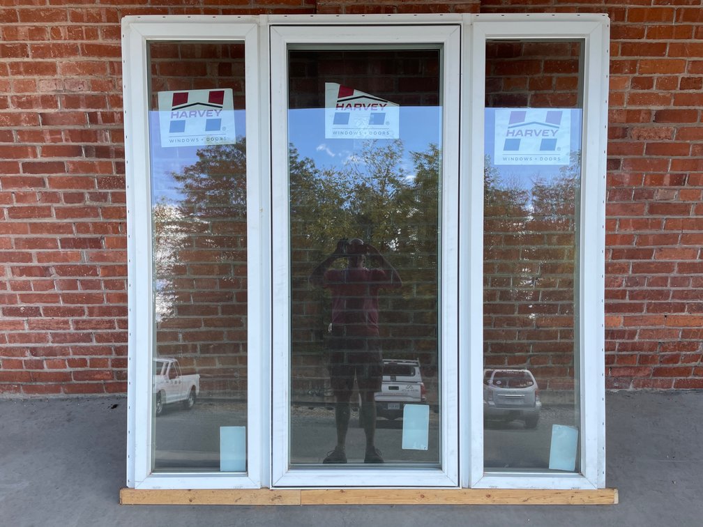 Harvey vinyl casement triple window