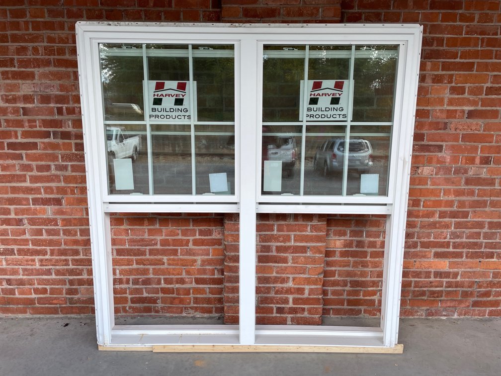 Harvey vinyl double window