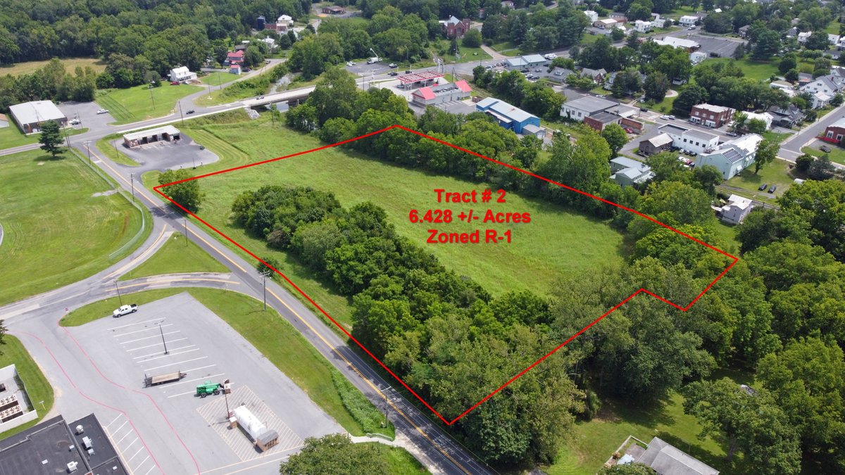 Tract #2 - 6.428 +/- Acres Zoned R-1