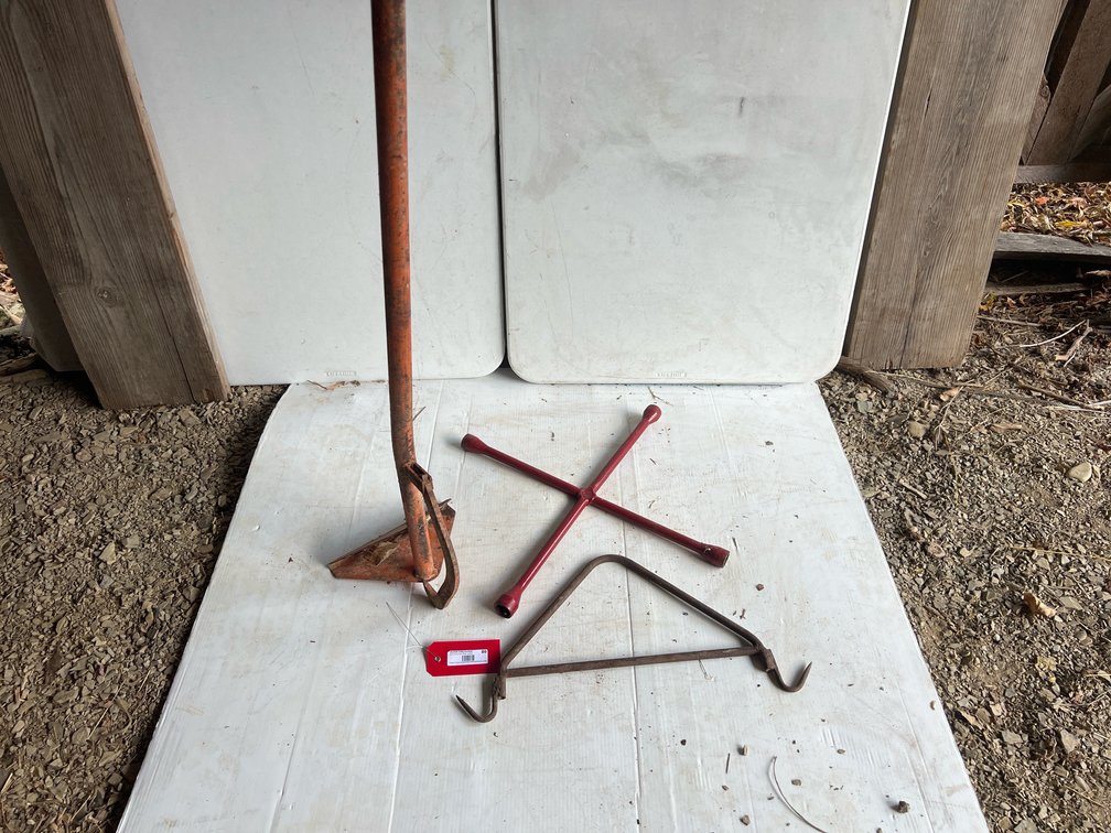 Log Jack, Lug Wrench, and Grambling Hook
