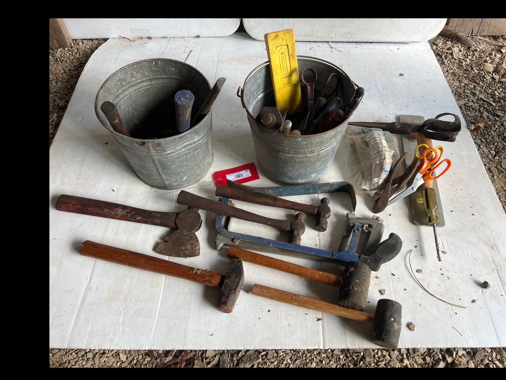 Assorted Tools and Nails