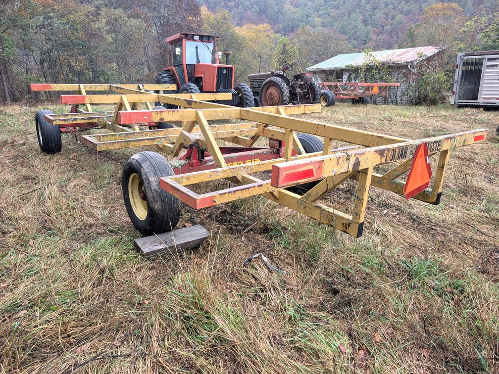 Bomar Balemaster Round Bale Wagon On Pequea Running Gear