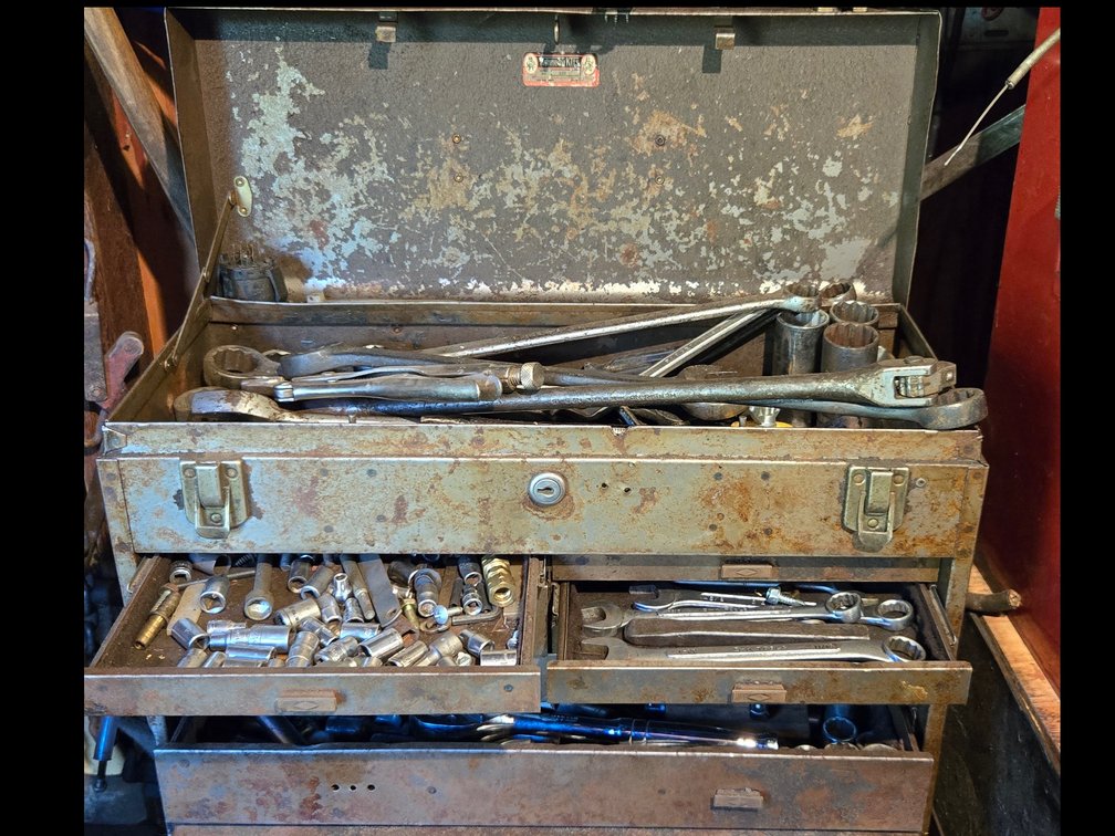 Tool Box With Misc Tools