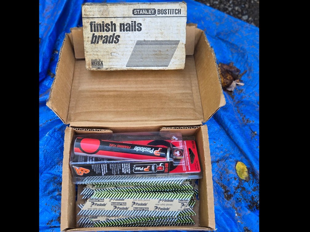 Paslode Gas Canisters and Nails
