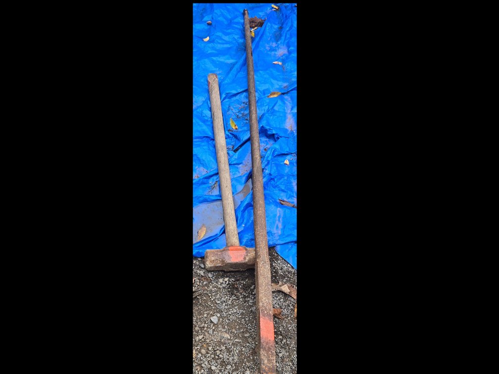 Pry Bar and Sledge Hammer