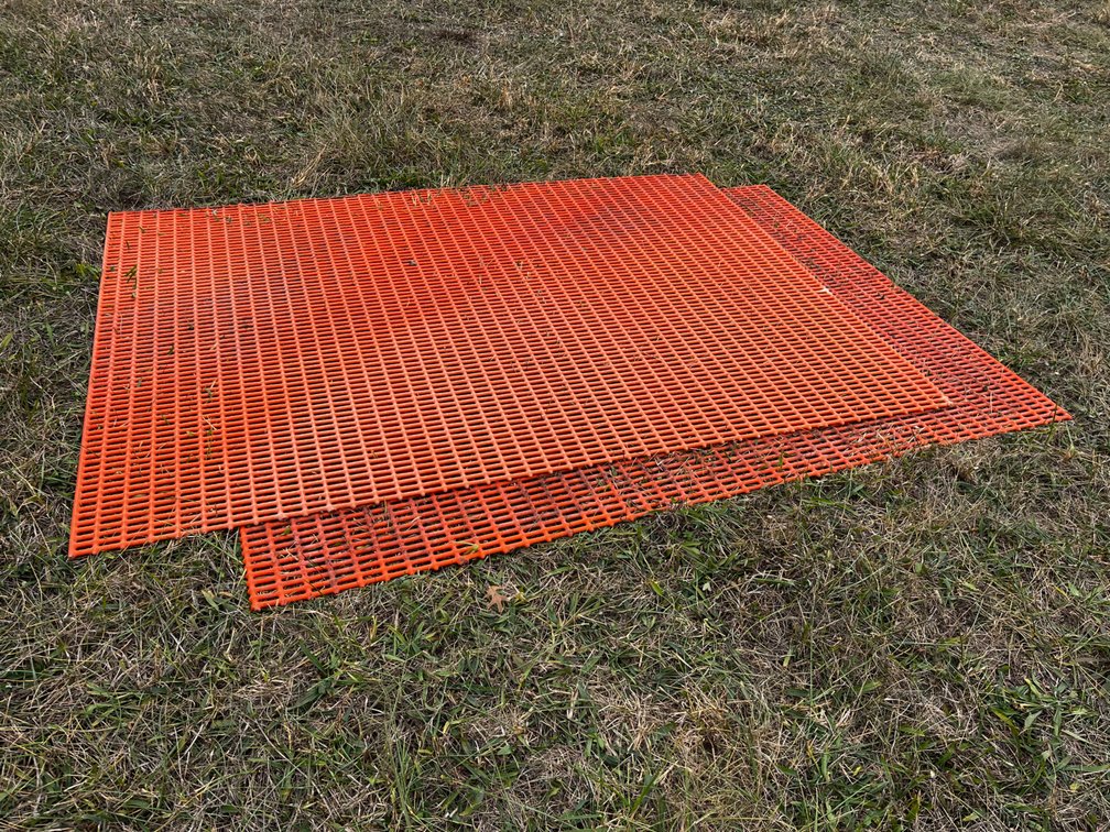 Two Dura Trac Welded Rod Flooring