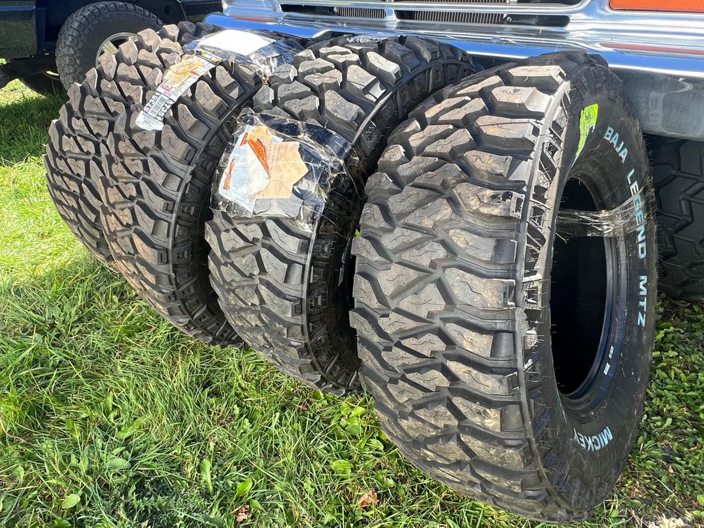 4  Mickey Thompson MTZ tires , 315/70r17 