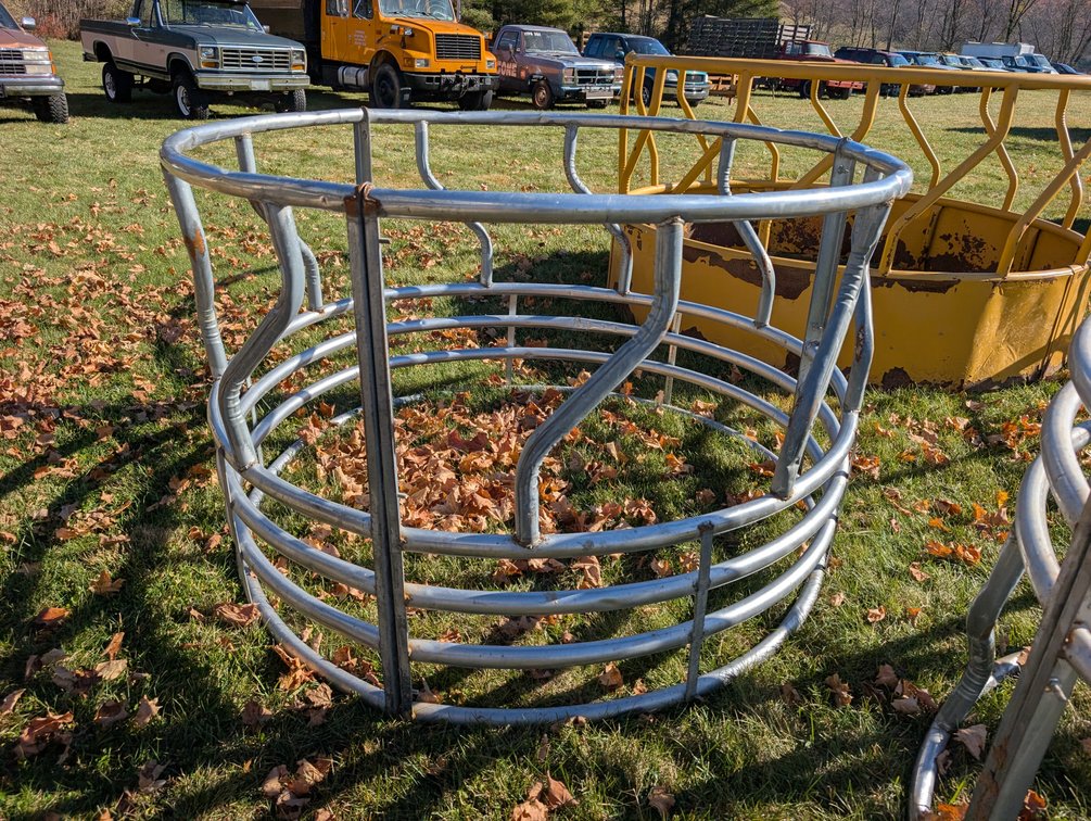 4x4 Galvanized Hay Feeder