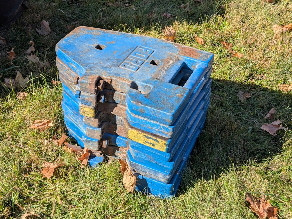 Eight Ford Suitcase Weights