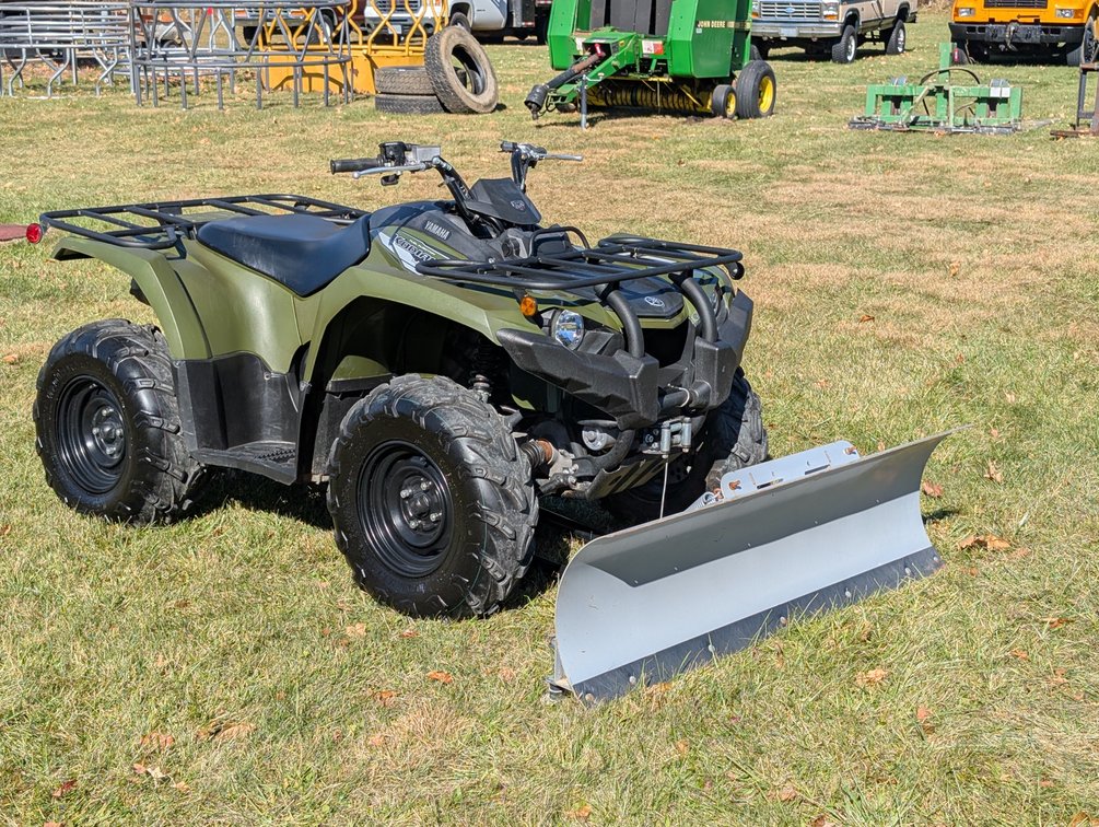 2020 4x4 Yamaha Kodiak 450 With 54’’ Snow Plow