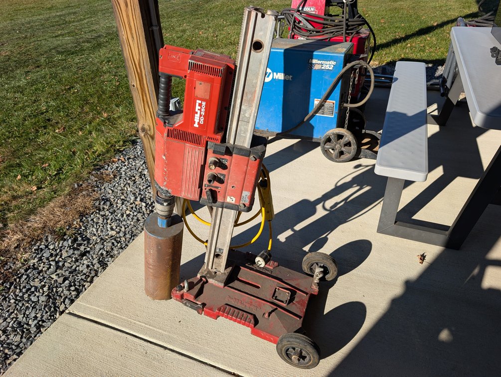 Hilti DD-250E Core Drill and Bit