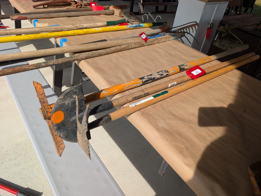 Planting Hoe, Edger, Fire Rake