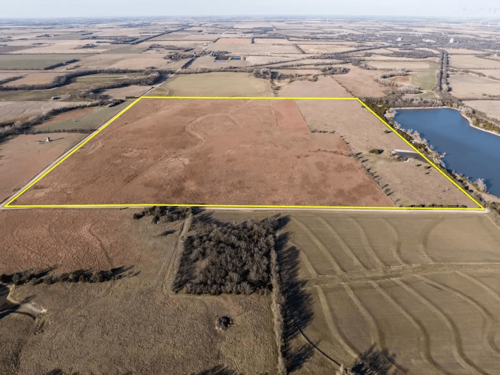 161 Acres Marion County, Kansas Pasture South of Peabody photo 1