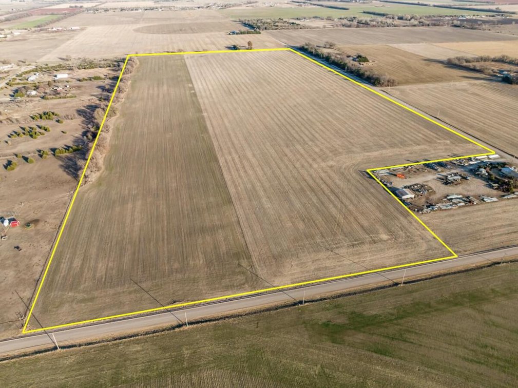 74 Acres Sedgwick County, Kansas Tillable Farm Ground Near Bentley photo 1