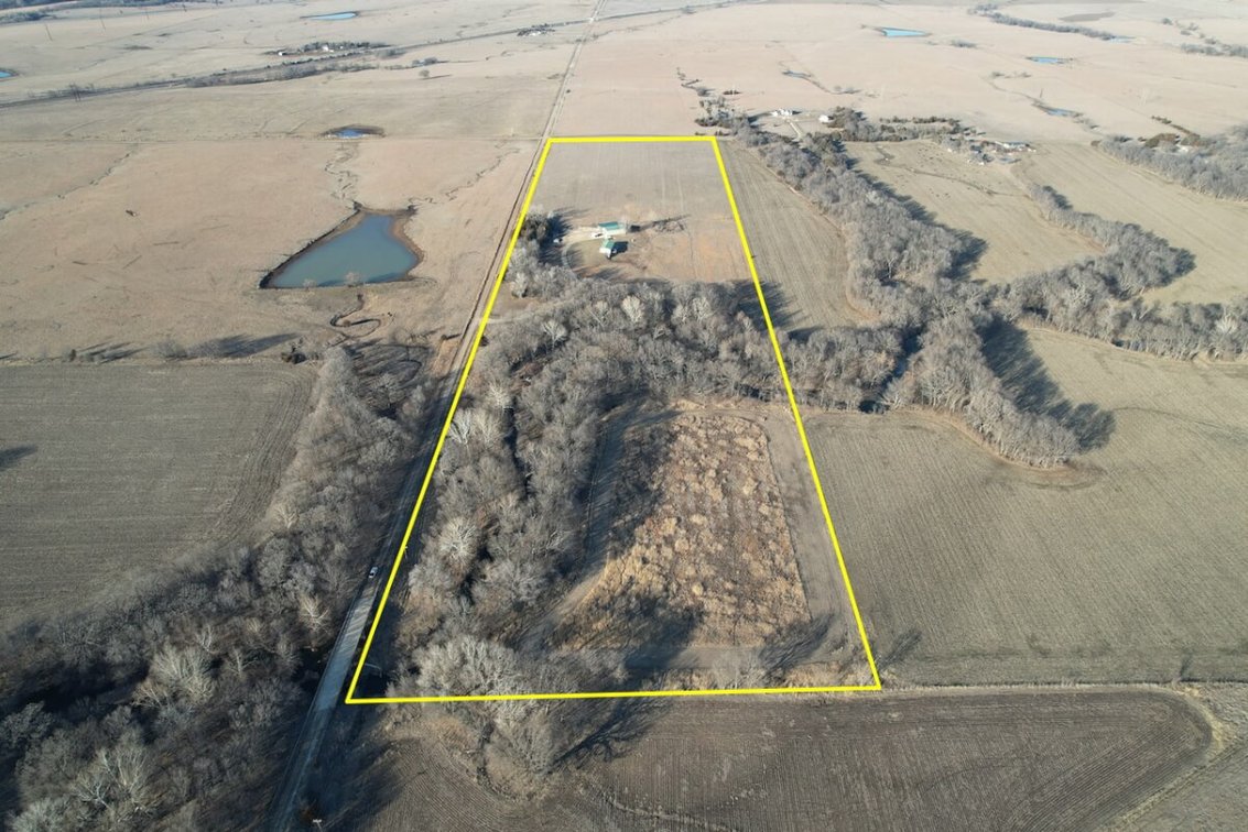 7200 NE Ellis Rd., El Dorado, KS 67042 - House and Building on 40+- Acres, Tillable, Durechen Creek, & Large Mature Trees photo 3