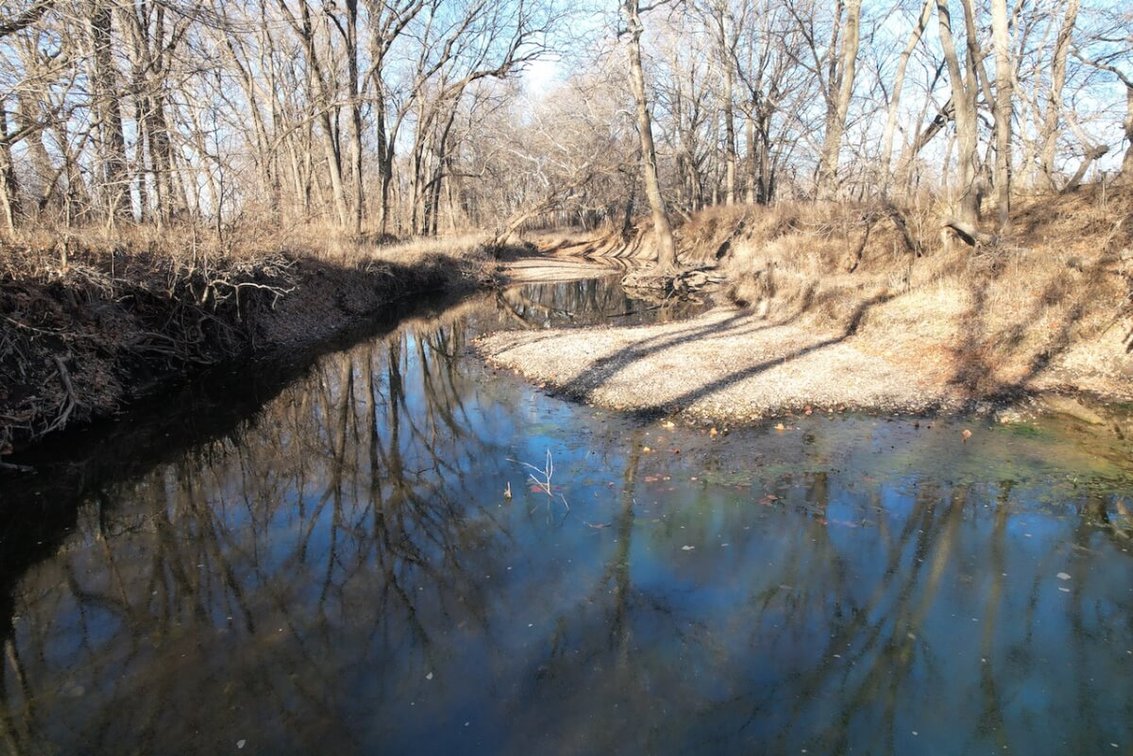 7200 NE Ellis Rd., El Dorado, KS 67042 - House and Building on 40+- Acres, Tillable, Durechen Creek, & Large Mature Trees photo 5