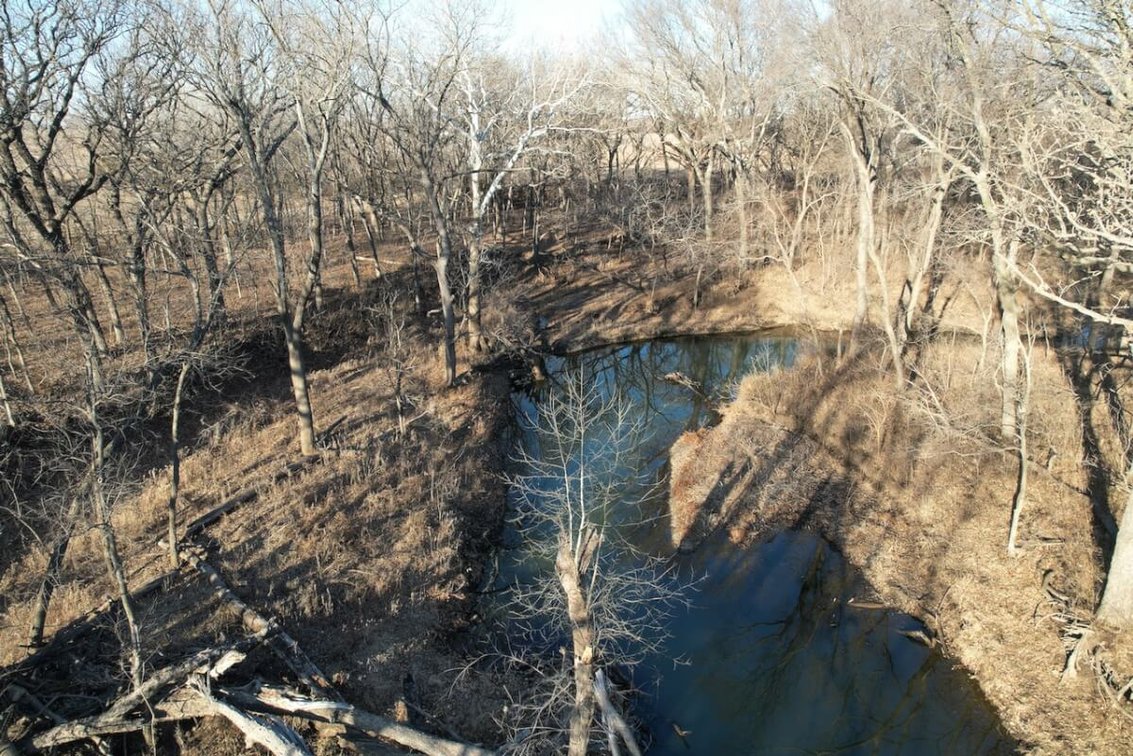 7200 NE Ellis Rd., El Dorado, KS 67042 - House and Building on 40+- Acres, Tillable, Durechen Creek, & Large Mature Trees photo 6