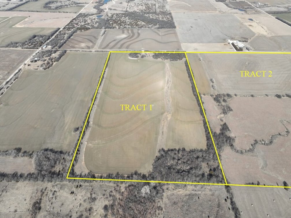 240+- Acres Cowley County, Kansas Land: 2 Tracts, Tillable, Pasture, Timber, and Buildings photo 1