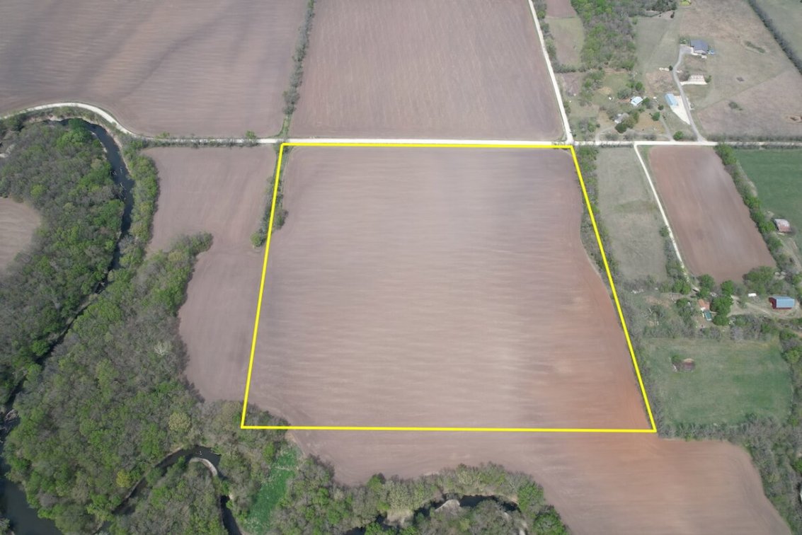 40+- Acres Butler County Walnut River Tillable Bottom Ground Between El Dorado & Augusta, Kansas photo 1