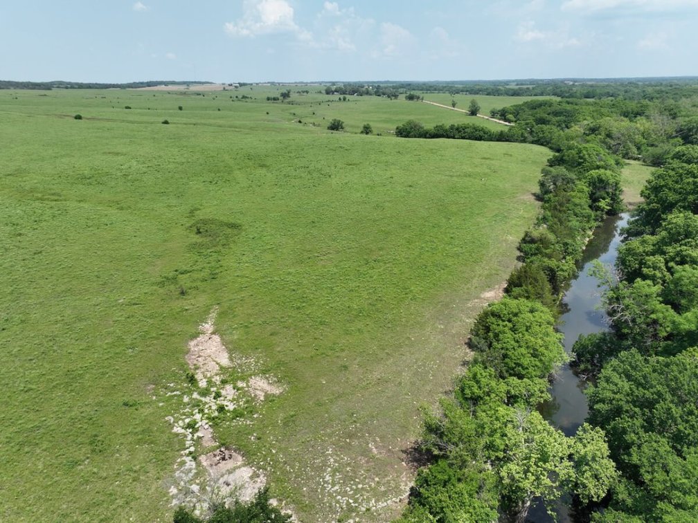 301.6 Acres Of Native Flint Hills Pasture W/ Badger Creek Southeast of Winfield in Cowley County, Kansas photo 1