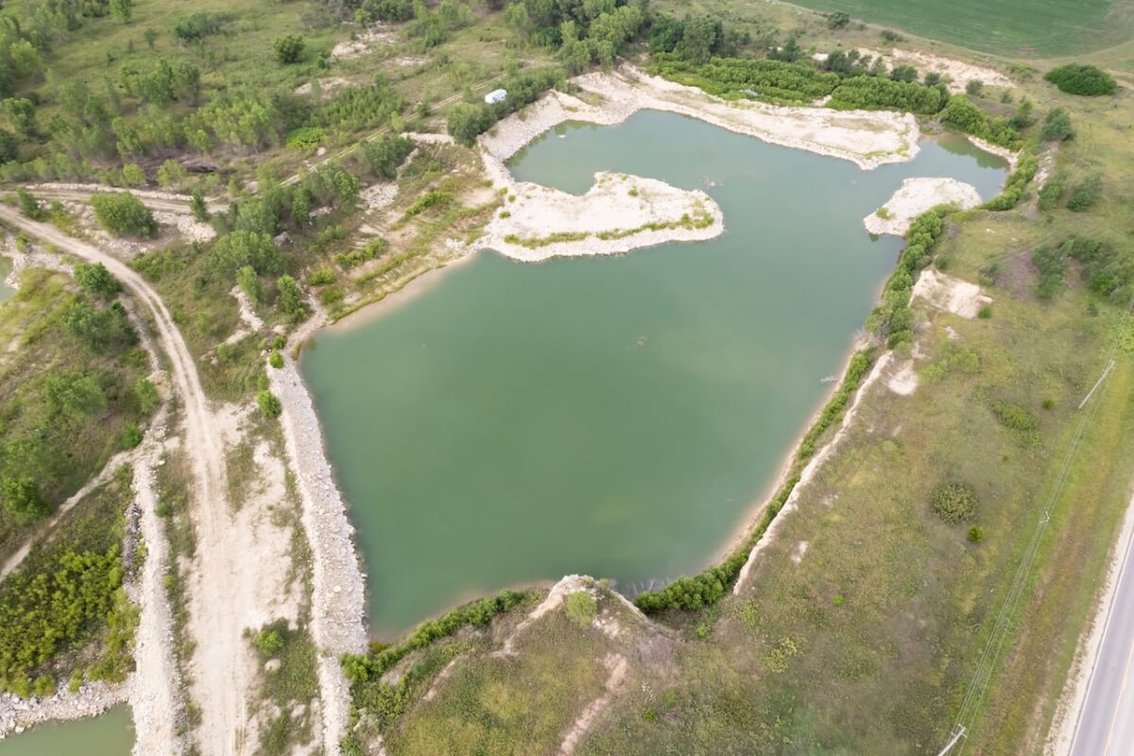80+- Acres: Rock Quarry Lakes Between Andover and Augusta, Kansas photo 4