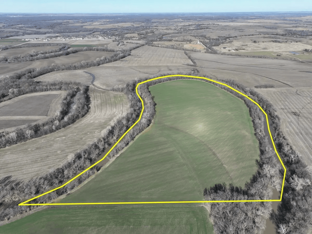 2 Tracts: 113 Acres, Fall River, Tillable Bottom Ground & Trees Near New Albany in Wilson County, Kansas photo 3