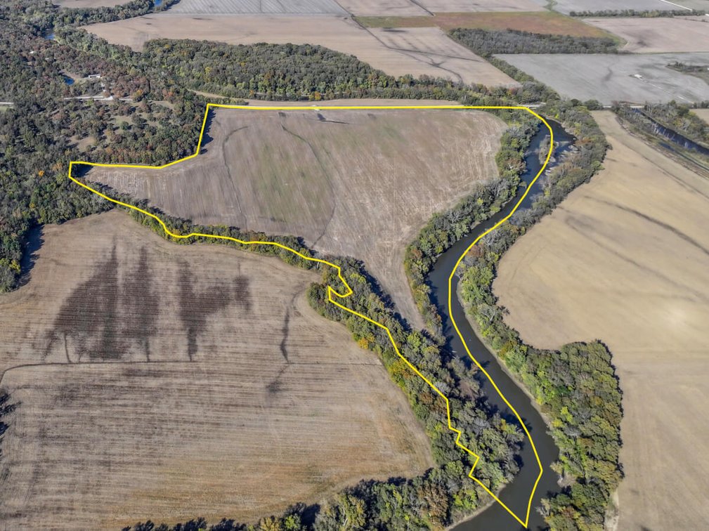 158.2 Acres Montgomery County, KS Land – Verdigris River Bottom, Pasture, Trees, House & Barn photo 3